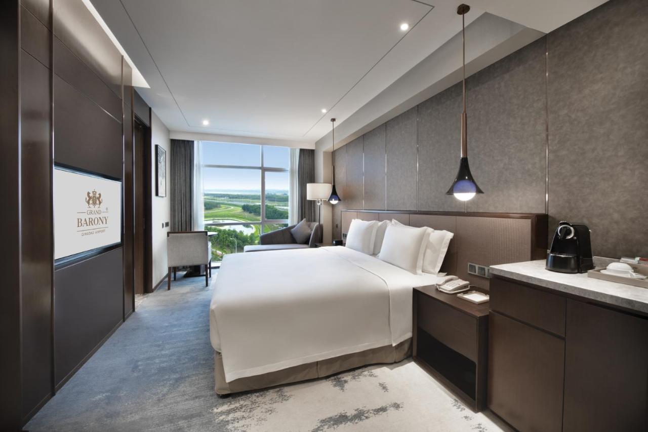 Grand Barony Qingdao Airport Hotel Екстериор снимка